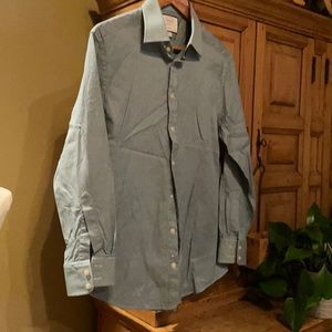 Charles Tyrwhitt Pinpoint Oxford Cotton 16/33 in, London, SLIM FIT